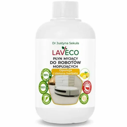 Płyn Myjący do Robotów Mopujących Opuncja i Zielona Herbata 0,5 l - Laveco
