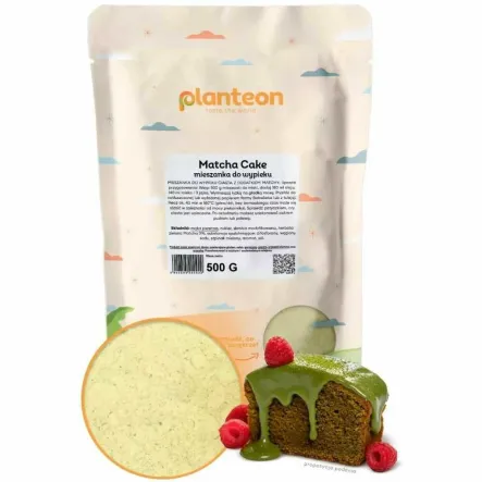 Matcha Cake Mieszanka do Wypieku 500 g - Planteon