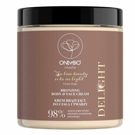 Krem Brązujący Do Ciała i Twarzy 250 ml - Only Bio