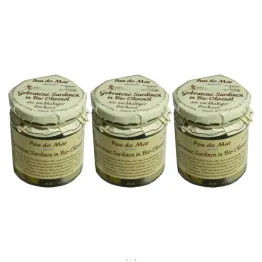 3 x Sardynki Smażone w Bio Oliwie z Oliwek 220 g (154 g) - Pan do Mar