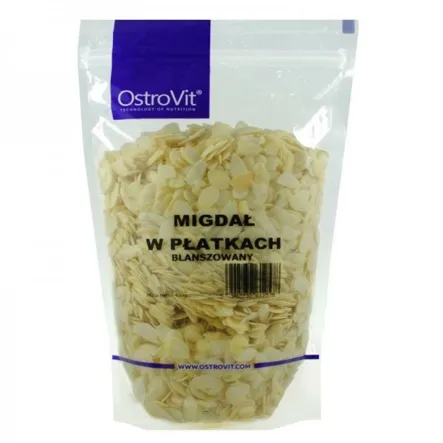 Migdały Cięte - Płatki Migdałowe - Almond Flakes 400 g OstroVit