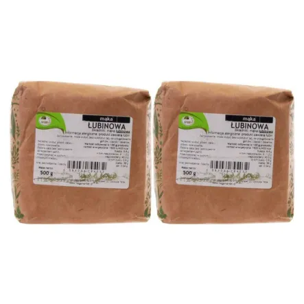Mąka Łubinowa 1 kg = 2 x Mąka Łubinowa Drobna 500 g - Provita 