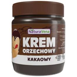 Krem Orzechowy Kakaowy Bez Soli i Cukru 340 g - NaturAvena