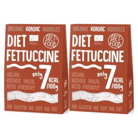2 x Makaron Konjac Bio Organic Diet Fettuccine 300 g Diet Food