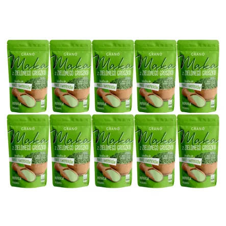10 x Mąka z  Zielonego Groszku 500 g - Grano