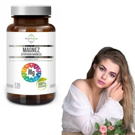 Cytrynian Magnezu 120 Kapsułek - Soul Farm