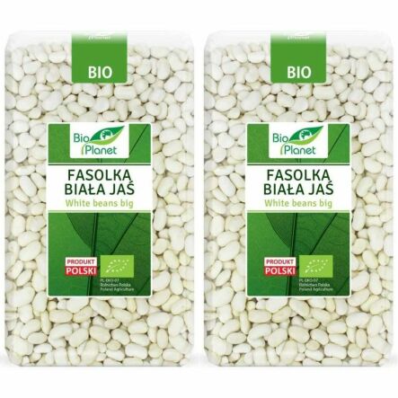 2 x Fasolka Biała Jaś Bio 1 kg - Bio Planet