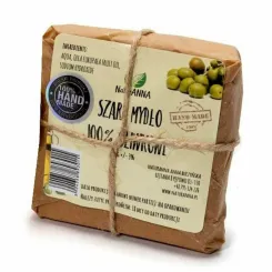 Szare Mydło 100% Oliwkowe 125 g - NaturAnna