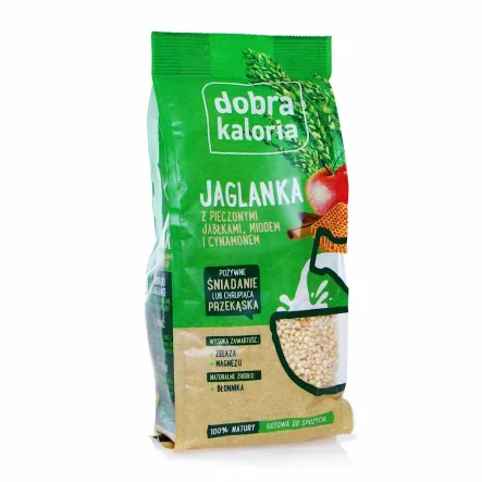Jaglanka z Pieczonymi Jabłkami  Miodem i Cynamonem 120 g Dobra Kaloria