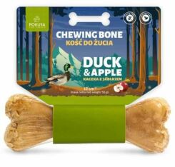 Kość do Żucia Kaczka & Jabłko 115 g (17 cm) - Pokusa