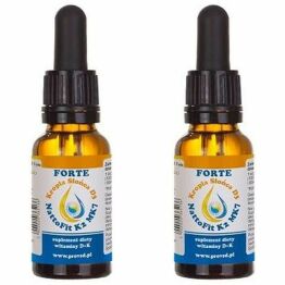 Zestaw 2 x  Kropla Słońca Witamina D3 + NattoFit K2 MK7 FORTE 20 ml - Proved