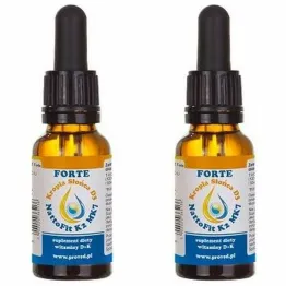 Zestaw 2 x  Kropla Słońca Witamina D3 + NattoFit K2 MK7 FORTE 20 ml - Proved