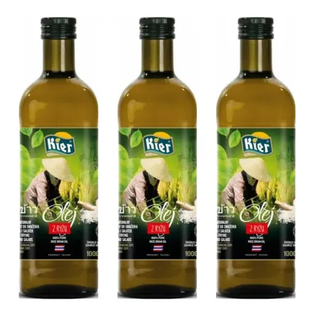 3 x Olej z Ryżu Rafinowany 1 l - Kier