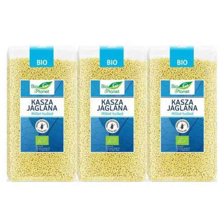 3 x Kasza Jaglana Bezglutenowa  Bio 500 g - Bio Planet
