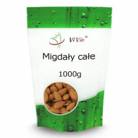 Migdały Łuskane Całe 1000 g - Vivio