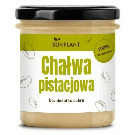 Chałwa Pistacjowa Bez Dodatku Cukru 300 g - Sunplant