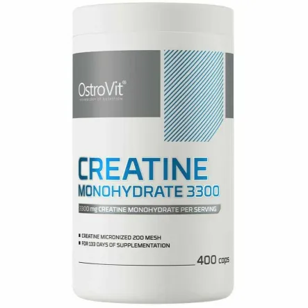 Monohydrat Kreatyny 3300 mg 400 Kapsułek - OstroVit