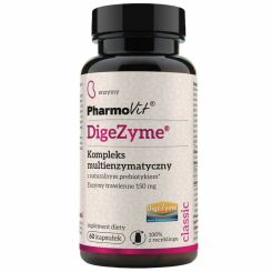 Digezyme Kompleks Multienzymatyczny 60 Kapsułek - Pharmovit