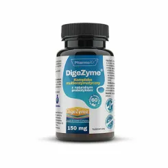 Digezyme Kompleks Multienzymatyczny 150 mg 60 Kapsułek - Pharmovit
