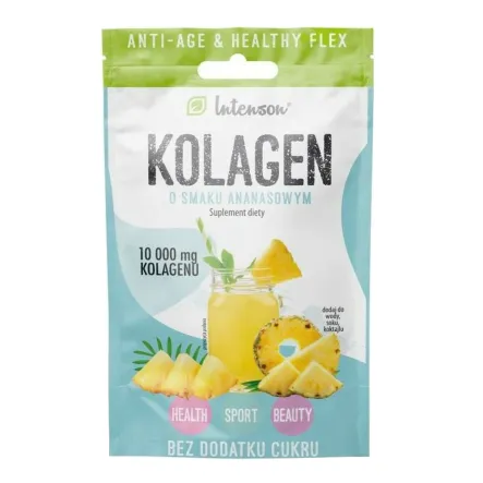 Kolagen o Smaku Ananasowym 11,3 g - Intenson