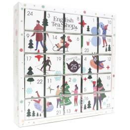 Kalendarz Adwentowy White Puzzle Bio 25 sztuk - English Tea Shop