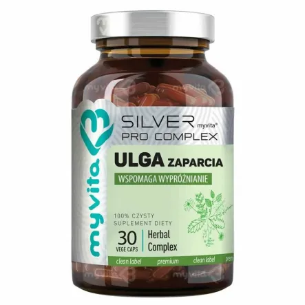 Ulga Zaparcia 30 Kapsułek - MyVita SILVER PRO COMPLEX