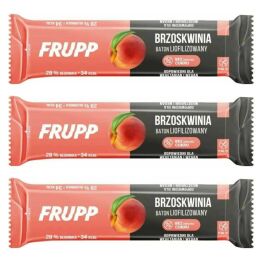 3 x Baton Liofilizowany Brzoskwiniowy Bezglutenowy 10 g - Frupp