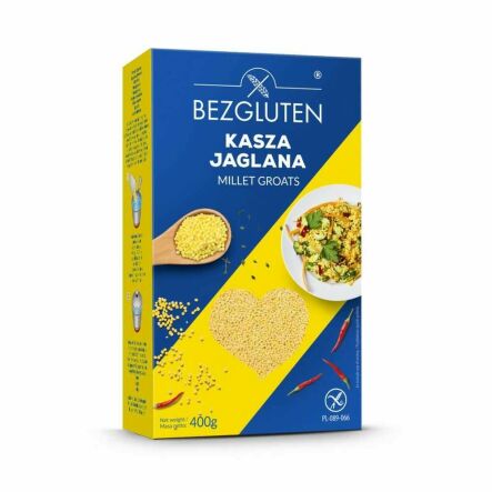 Kasza Jaglana Bezglutenowa 400 g - Bezgluten - Przecena Krótka Data Minimalnej Trwałości