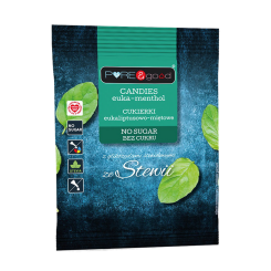 Cukierki Eukaliptusowo-Miętowe ze Stewią Bez Dodatku Cukru 50 g Pure&Good