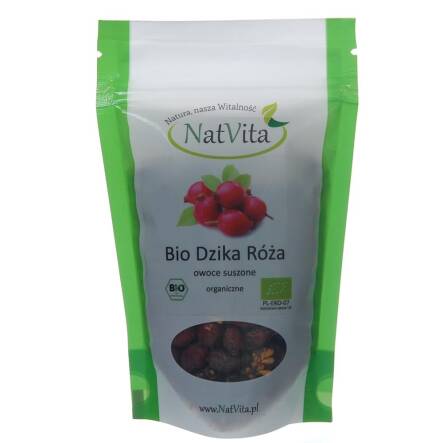 Dzika Róża Owoc Suszony Bio 100 g -  Natvita