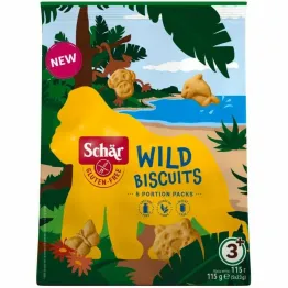 Ciasteczka Bezglutenowe Wild Biscuits 115 g - Schar