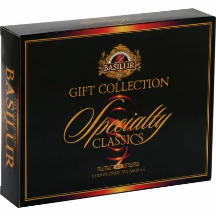 Mieszanka Herbat Czarnych i Zielonych Specialty Classics Assorted 115 g (6x 10 Saszetek) - Basilur