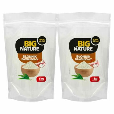 2 x Błonnik Bambusowy do Diety Ketogenicznej 1 kg - Big Nature