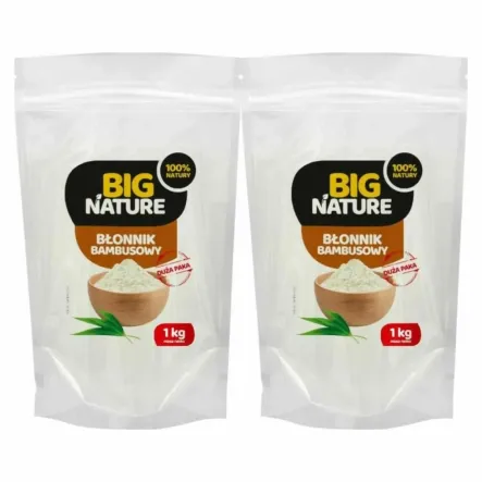 2 x Błonnik Bambusowy do Diety Ketogenicznej 1 kg - Big Nature