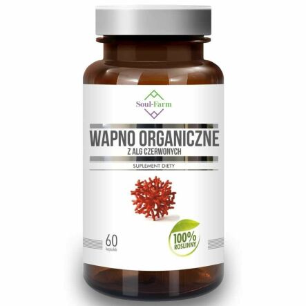 Wapno Organiczne z Alg Czerwonych 60 Kapsułek - Soul Farm