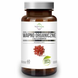 Wapno Organiczne z Alg Czerwonych 60 Kapsułek - Soul Farm