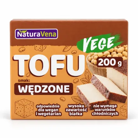 Tofu Smak Wędzone Kostka 200 g - NaturAvena