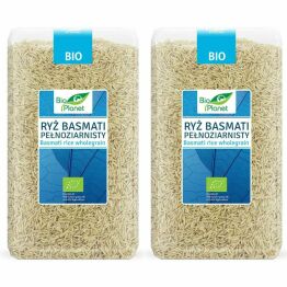 Zestaw 2 x Ryż Basmati Pełnoziarnisty Bio 1 kg - Bio Planet