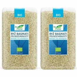 Zestaw 2 x Ryż Basmati Pełnoziarnisty Bio 1 kg - Bio Planet