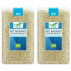 Zestaw 2 x Ryż Basmati Pełnoziarnisty Bio 1 kg - Bio Planet