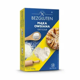 Mąka Owsiana z Pełnego Ziarna Bezglutenowa 400 g - Bezgluten