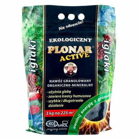 IGLAKI Nawóz Granulowany Organiczno - Mineralny 3 kg - Plonar Active