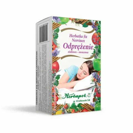 Herbatka NERVINEX ODPRĘŻENIE FIX 40 g (20x 2 g) - Herbapol Kraków
