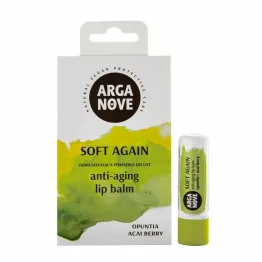 Pomadka Odmładzająca do Ust Opuncja & Jagoda Acai 4,4 g - Arganove