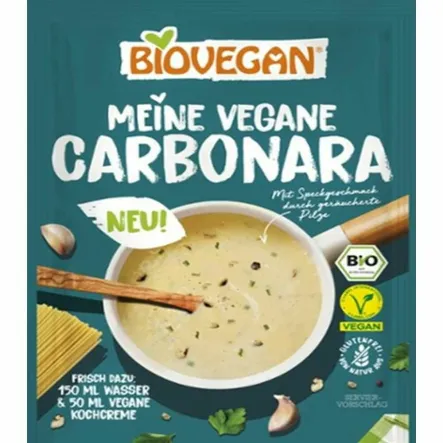 Fix do Sosu Carbonara Wegańskiego Bezglutenowy Bio 27 g - Biovegan