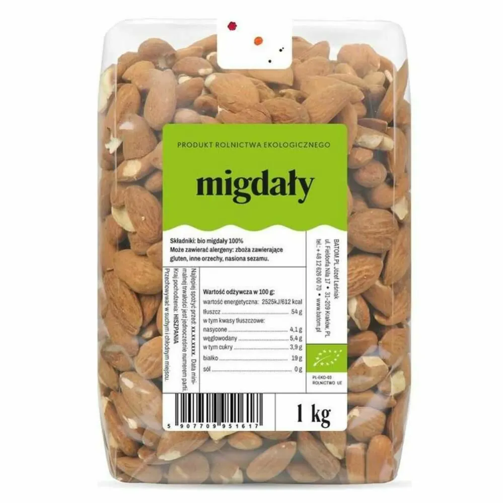 Migdały 1 kg Bio - BATOM