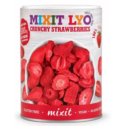 Truskawka - Chrupiące Owoce (Owoce Liofilizowane) 50 g - Mixit