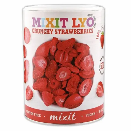 Truskawka - Chrupiące Owoce (Owoce Liofilizowane) 50 g - Mixit