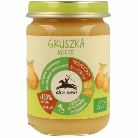 Przecier Gruszkowy Powyżej 4 Miesiąca Bio 140 g Alce Nero