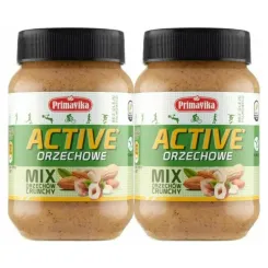 2 x Pasta Mix Orzechów ACTIVE Crunchy 470 g - Primavika